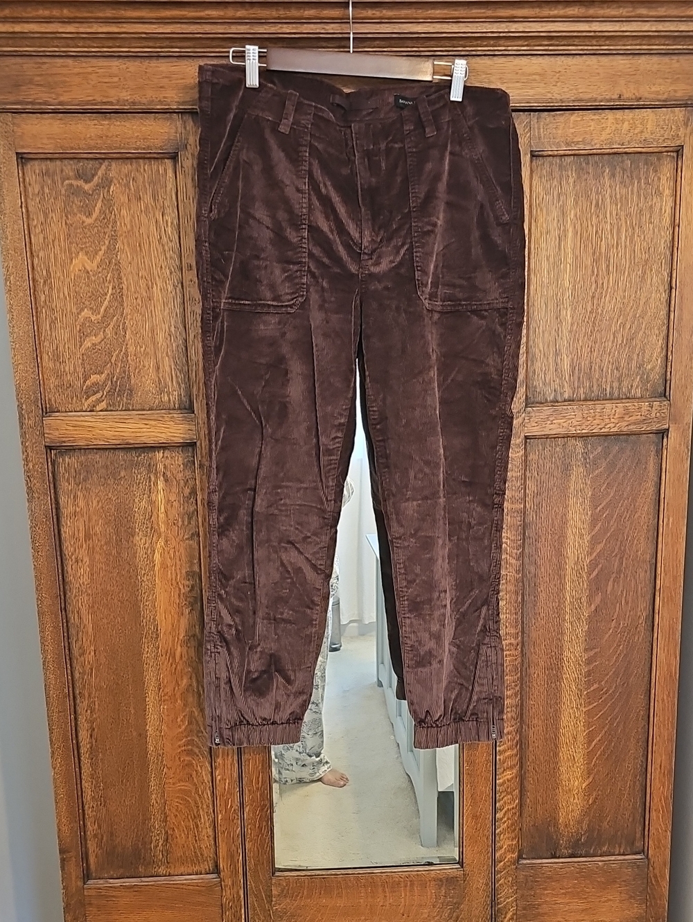 Banana Republic Dark Brown Corduroy Jogger Pants